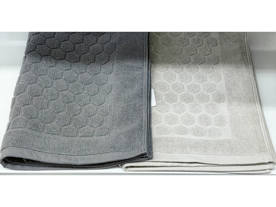 Полотенце для ног 1934208 Соты махровое 50*70 / 7-я