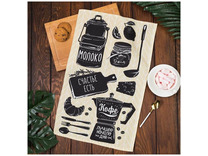 Полотенце 4136457 Кофе рогожка 35*60 / Доляна