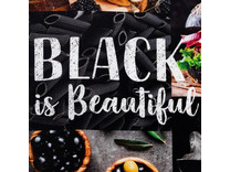 Полотенце 4932565 Black саржа 40*73 / Этель