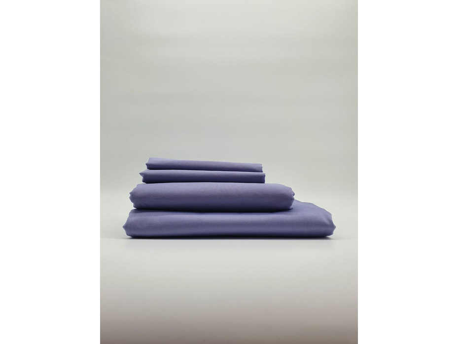 Простыня 213KL- 3931 лавандовый сатин однотонный 240*260 / Tia