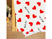 Полотенце-простыня для бани 5472040 Сердечки вафельное 150*180 / Этель Полотенце-простыня для бани 5472040 Сердечки вафельное 150*180 / Этель