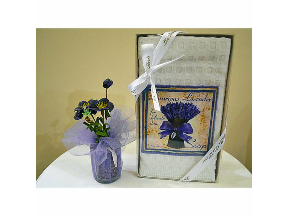 Полотенце Di lavanta 1 Desen вафельное 50*70 / La Villa