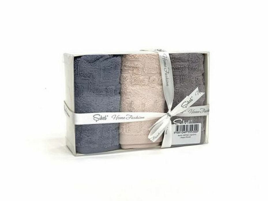 Набор полотенец HM 700 Piano махровые (30*50, 3 шт) / Karven Набор полотенец HM 700 Piano махровые (30*50, 3 шт) / Karven