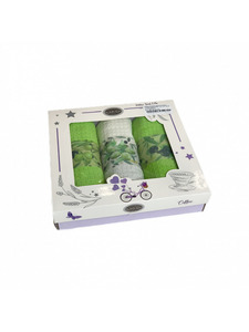 Набор полотенец HM 746 V8 Олива вафельные (40*60, 3 шт) / Karven