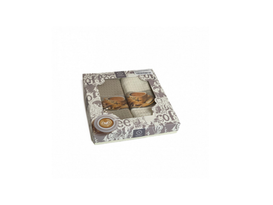 Набор полотенец HM 754 V13 Кофе махровые 40*60 (2 шт) / Karven