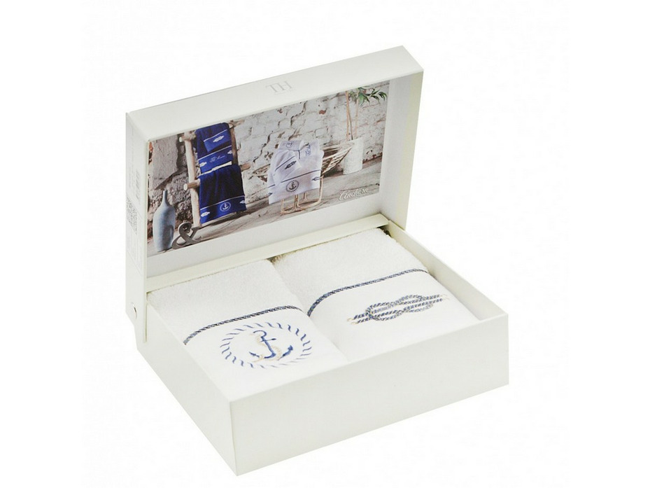 Набор полотенец Anchor махровые 30*50 (2шт) / Tivolyo Home