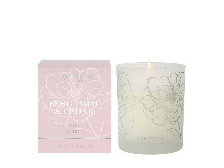 Бергамот и кедр, Свеча в стеклянном стакане / Stoneglow