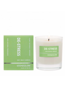 Иланг, пачули и бергамот, Свеча в стеклянном стакане / StoneGlow