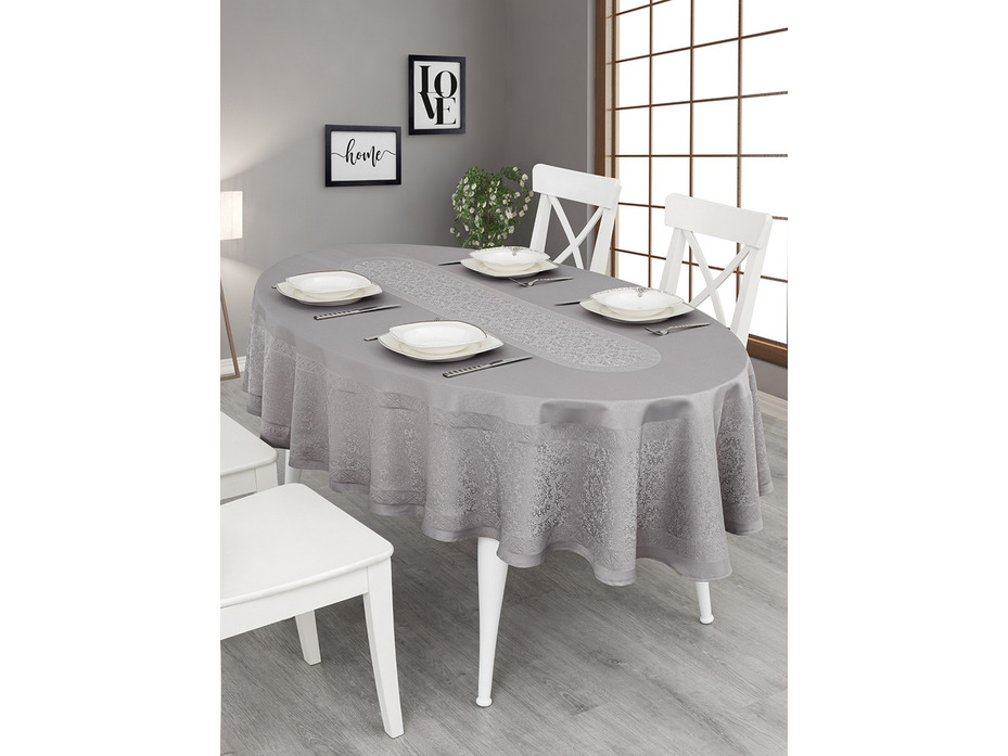 Скатерть Darvin полиэстер 160*220 / Karna Home Textile Скатерть Darvin полиэстер 160*220 / Karna Home Textile