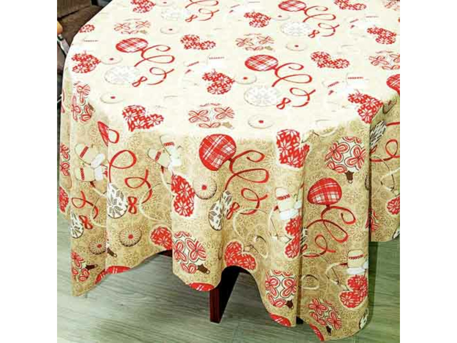 Скатерть Ordino Новогодняя рукавица 160*220 / Tia Скатерть Ordino Новогодняя рукавица 160*220 / Tia