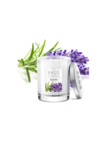 Свеча ароматическая в стекле Лаванда, 132 гр / Bago Home