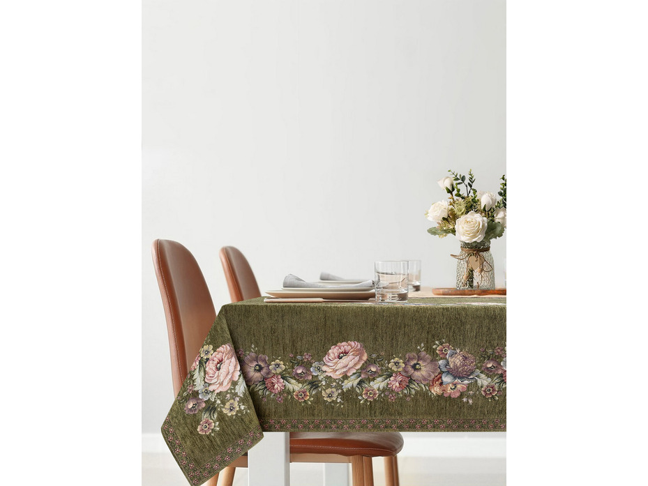 Скатерть 2311527 Зеленая гобелен 160*260 / Le Gobelin Скатерть 2311527 Зеленая гобелен 160*260 / Le Gobelin
