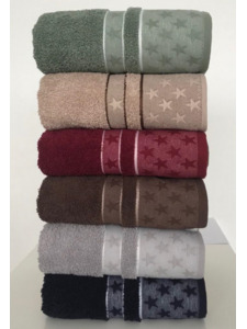 Полотенце H 3124 Star махровое 50*90 / Karven