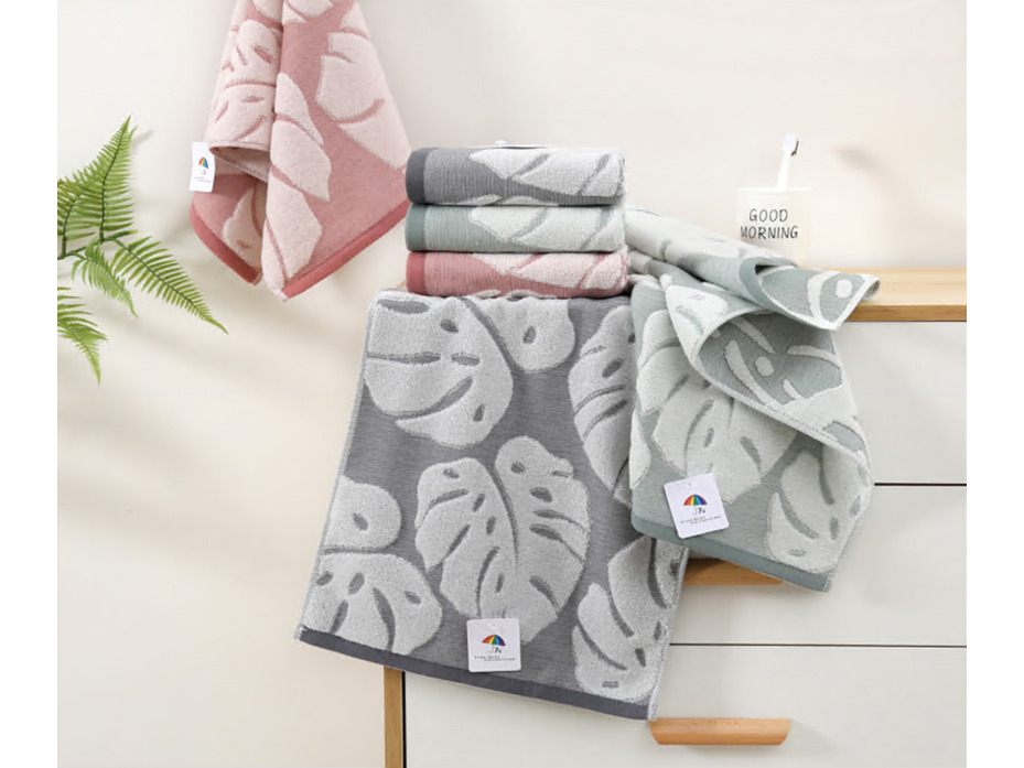 Полотенце 5106203 Монстера махровое 70*140 / 7-я Полотенце 5106203 Монстера махровое 70*140 / 7-я