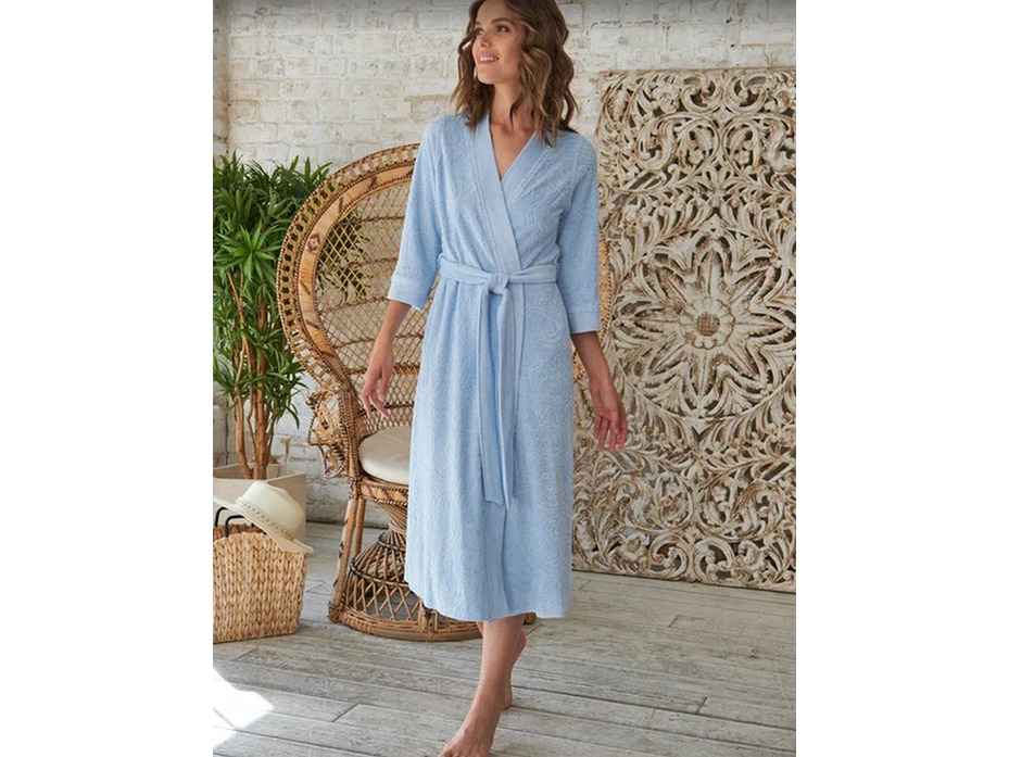 Халат женский Bella велюровый / Vien