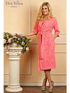 Халат женский Bella велюровый / Vien