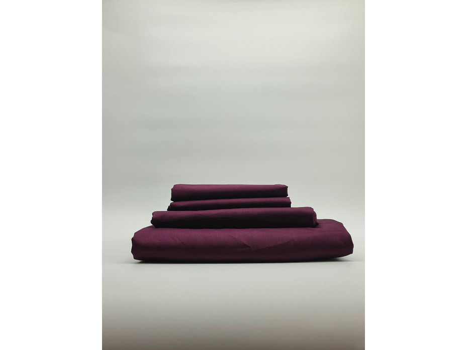 Простыня 213KL-315 пурпурный сатин однотонный 150*215 / Tia Простыня 213KL-315 пурпурный сатин однотонный 150*215 / Tia