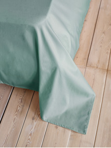 Простыня 213KL-506 мята сатин однотонный 180*260 / Tia