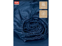 Простыня на резинке 213KL-026 Звездный сатин 180*200 / Tia