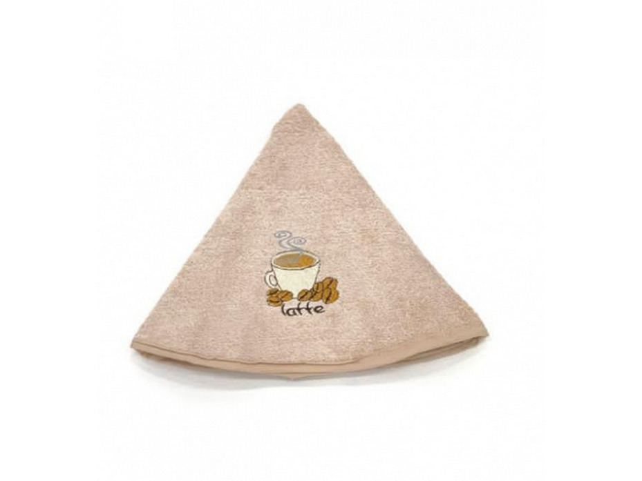 Набор полотенец Yuvarlak латте НМ 702 махровые D 60 (2 шт) / Karven