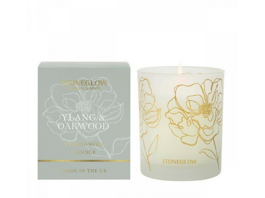 Иланг-иланг и дуб, Свеча в стеклянном стакане / StoneGlow