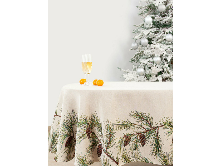 Скатерть Питер Пэн шишки 07178 гобелен 160*250 / Le Gobelin