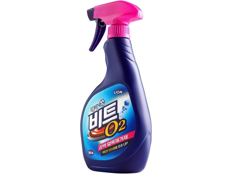 Пятновыводитель Beat 02 для всех видов тканей, кроме шелка и шерсти, 500 мл / Lion