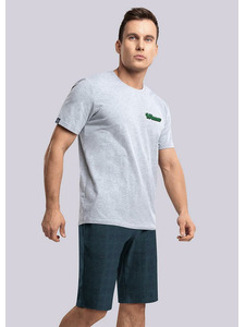 Пижама мужская, футболка и шорты MHP530912/1 / Clever