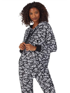 Костюм женский, худи и брюки YI80022 Cozy moment Надписи / DKNY Костюм женский, худи и брюки YI80022 Cozy moment Надписи / DKNY