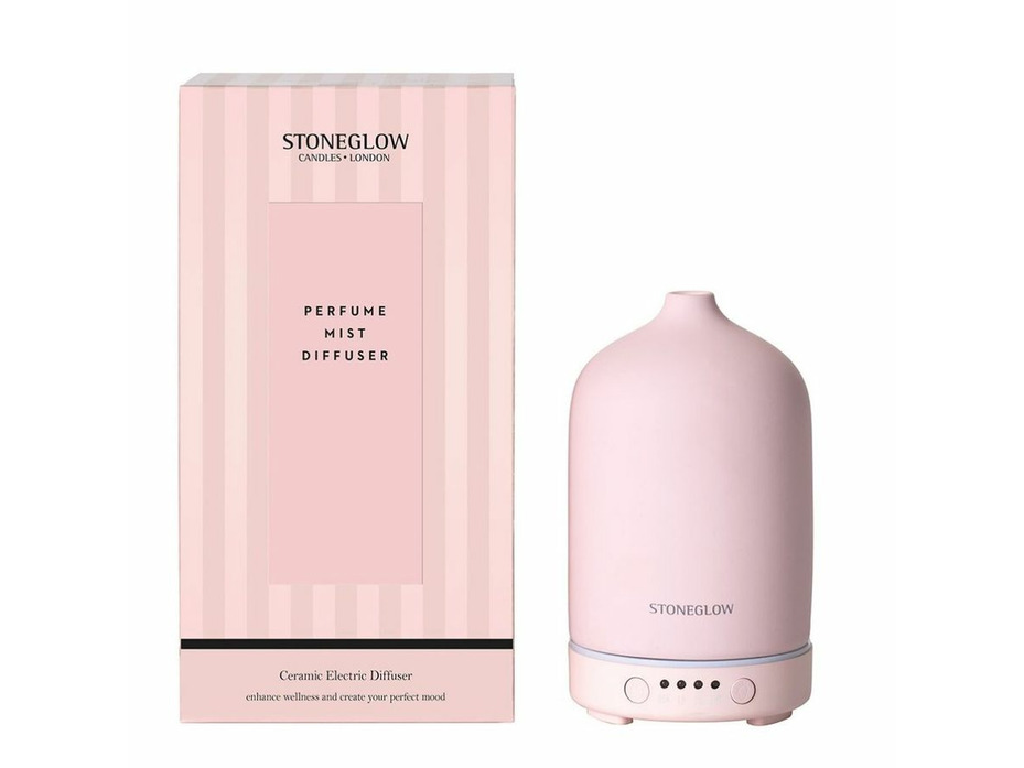 Аромадиффузор ультразвуковой розовый 90*90*150 / Stoneglow