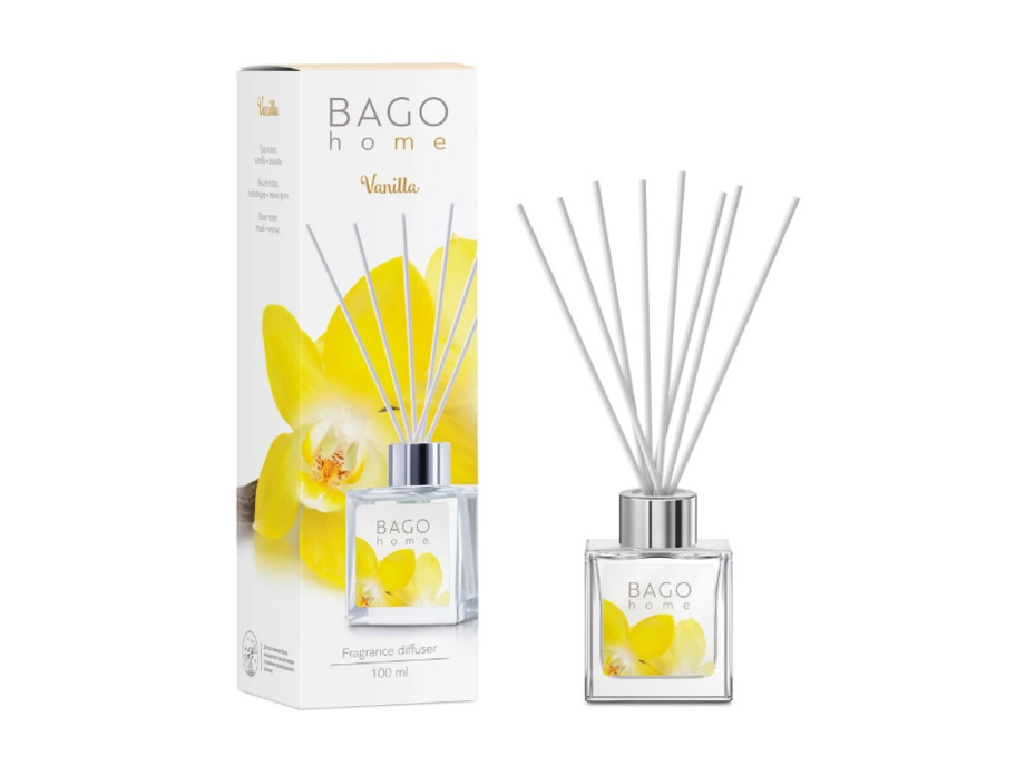 Ваниль BGH0101, Диффузор с палочками, 100 мл / Bago Home