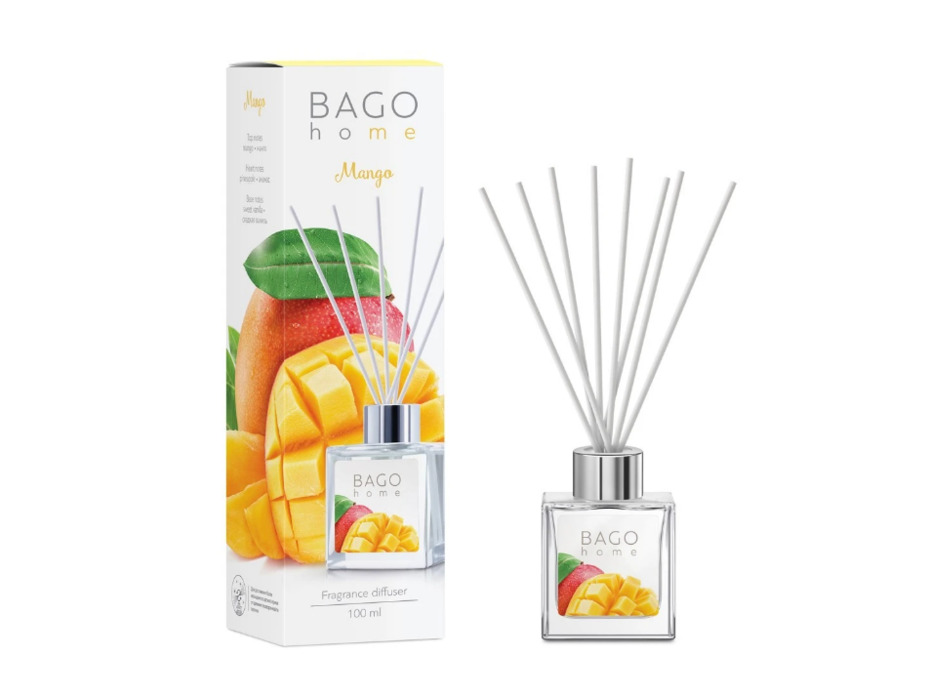 Манго BGH0109, Диффузор с палочками, 100 мл / Bago Home