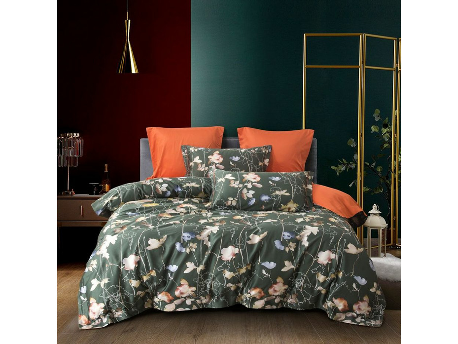 Постельное белье 1826-6 сатин премиум Евро сп / Asabella Постельное белье 1826-6 сатин премиум Евро сп / Asabella