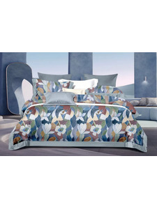 Постельное белье 1945-6 сатин премиум Евро / Asabella