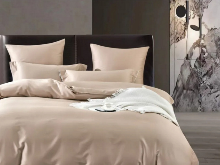 Постельное белье 2247-7 Бежевый фланель Семейный сп / Asabella