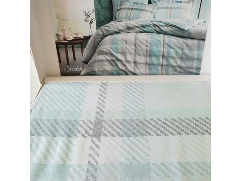 Постельное белье Scotch сатин deluxe Семейный сп / Тivolyo Home