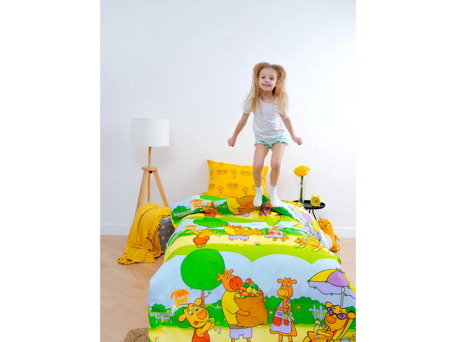 Постельное белье 10205(17) Огородная пора бязь 1,5 сп / Василиса Постельное белье 10205(17) Огородная пора бязь 1,5 сп / Василиса