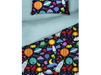 Постельное белье 500085(17) Космос бязь 1,5 сп / Василиса