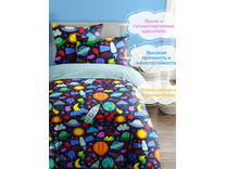 Постельное белье 500085(17) Космос бязь 1,5 сп / Василиса