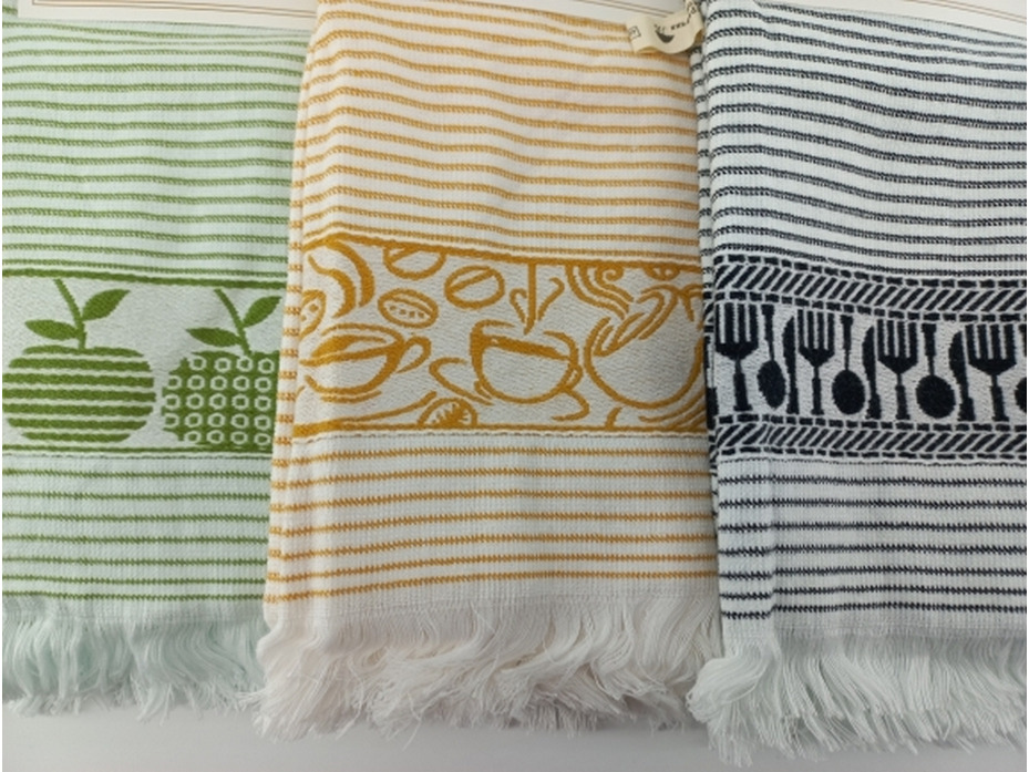 Набор полотенец 8511501 Полосатые махровые (40*60, 2 шт) / 7-я