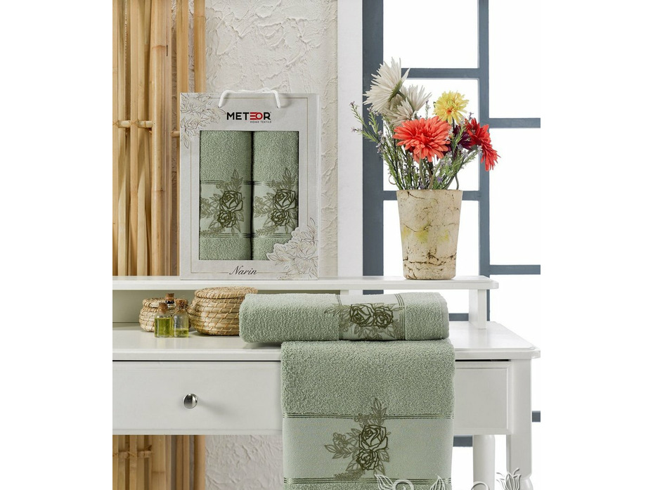 Набор полотенец Narin махровые (50*90, 70*140) / Meteor
