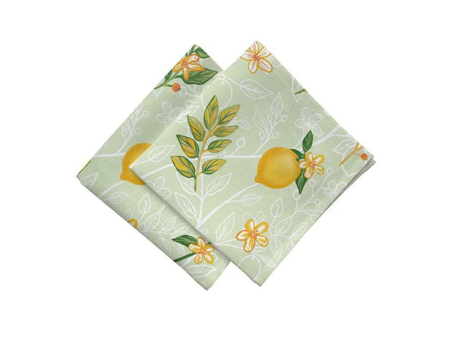 Набор салфеток Самойловский текстиль Лимонный сад 8622/1 45*45 (2 шт) / Нордтекс