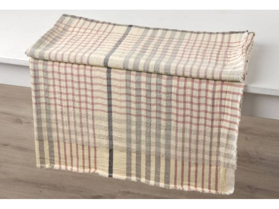 Плед 21С131-ШР Ноктюрн льняной 140*180 / Белорусский лен