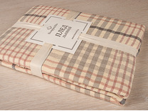 Плед 21С131-ШР Ноктюрн льняной 140*180 / Белорусский лен