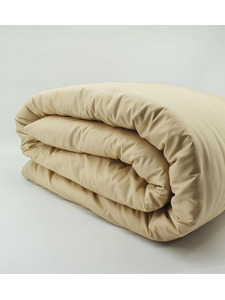 Пододеяльник 213KL-006 крем брюле сатин однотонный 200*220 / Tia