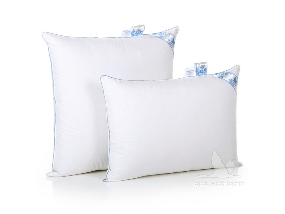Подушка двухкамерная Ника гусиный пух, перо 50*68 / Belashoff