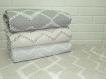 Покрывало 4610107 Зигзаг-ромб соевое волокно 200*230 / 7-я Покрывало 4610107 Зигзаг-ромб соевое волокно 200*230 / 7-я