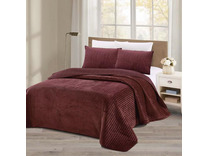 Покрывало с наволочками Вельмонт велюровое 230*250, 50*70 (2 шт) / Sofi de Marko