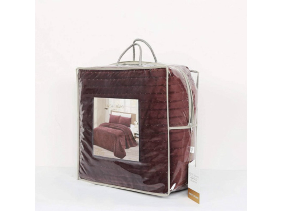 Покрывало с наволочками Вельмонт велюровое 230*250, 50*70 (2 шт) / Sofi de Marko