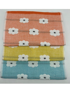 Полотенце 1502175 Цветочки махровое 25*50 / 7-я